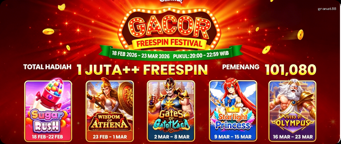 Login granat88 Sekarang Bonus Melimpah
